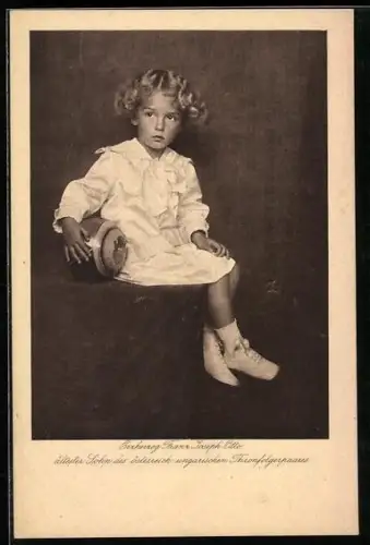 AK Kronprinz Otto von Österreich, ältester Sohn des Thronfolgerpaares