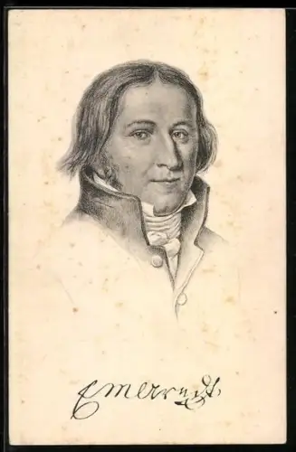 AK Schriftsteller Ernst Moritz Arndt im Porträt