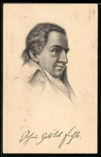 AK Johann Gottlieb Fichte, Philosophie-Professor