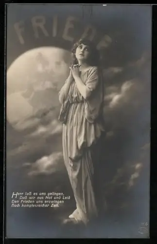 Foto-AK Amag, Friede am Betten, Sonne, Fotomontage