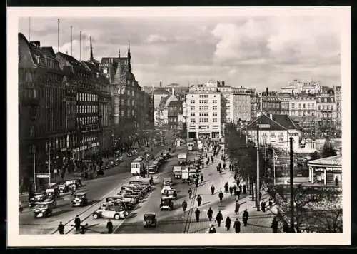 AK Hamburg-Neustadt, Partie am Jungfernstieg