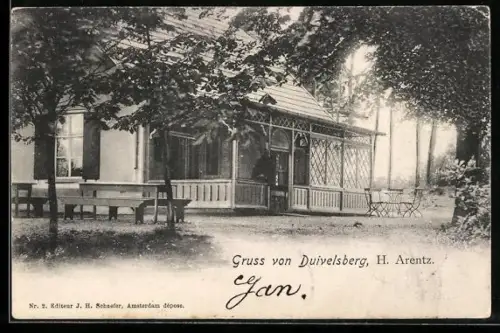 AK Berg en Dal, Partie am Restaurant Duivelsberg von H. Arentz