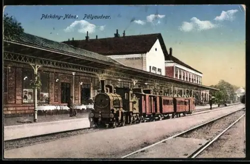 AK Párkány-Nána, Pályaudvar