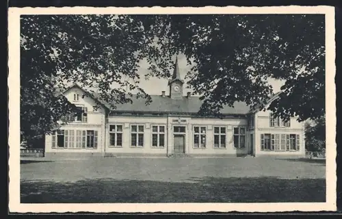 AK Wallerfangen /Saar, Partie am Rathaus