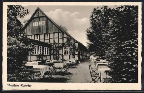 AK Brackwede-Bielefeld, Gasthaus Waldheim Waterbör