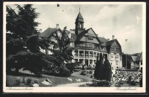AK Falkenstein, Obertaunusheim, Ansicht des Hauptgebäudes