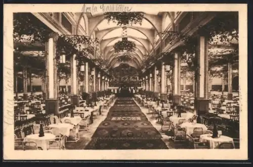 AK Berlin, Restaurant Clou, Innenansicht, Mauerstrasse 82