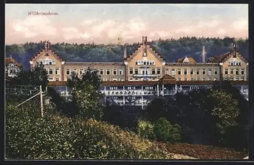 AK Wilhelmsheim, Sanatorium am Waldrand mit grosser Veranda