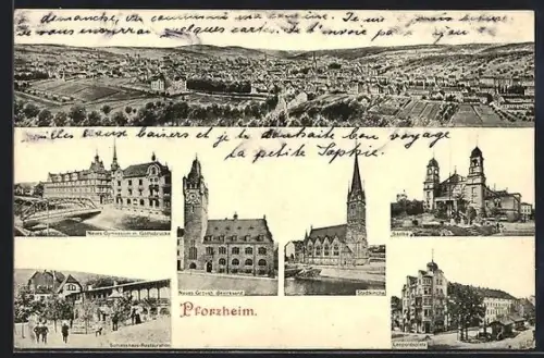 AK Pforzheim, Verschiedene Ortsansichten
