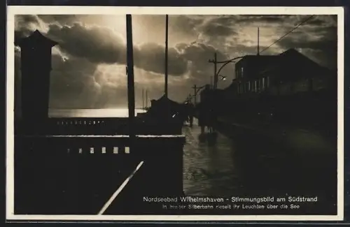 AK Wilhelmshaven, Stimmungsbild am Südstrand