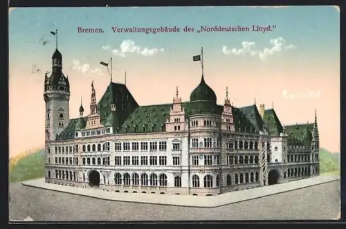 AK Bremen, Verwaltungsgebäude des Norddeutschen Lloyd