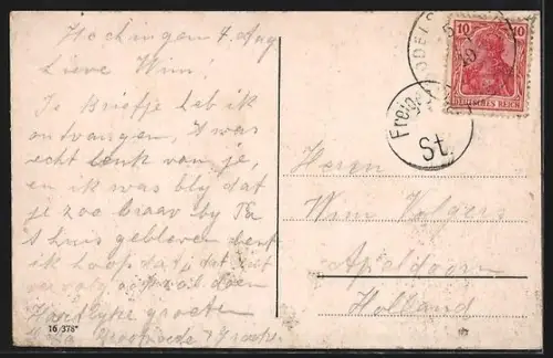 AK Hechingen, Postplatz