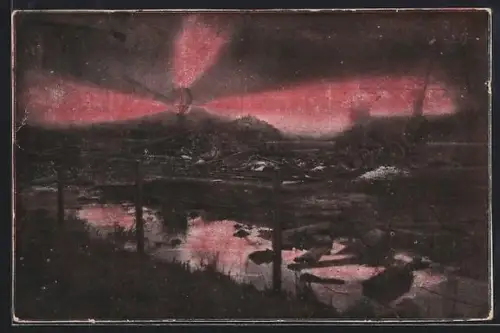 AK Hamburg-Neuengamme, Erdgasbrand