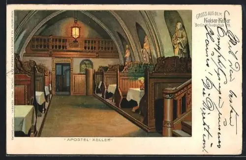 Lithographie Berlin, Restaurant Kaiser-Keller, Friedrichstr. 78