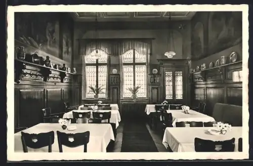 AK Fulda, Hotel Zum Ritter, Inh. Johannes Veldung, Altdeutsche Weinstube