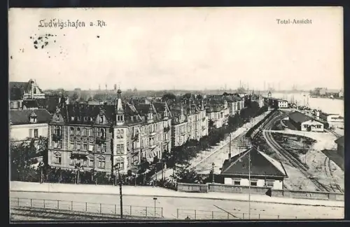 AK Ludwigshafen a. Rh., Total-Ansicht