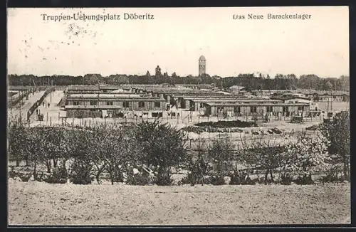 AK Döberitz, Truppen-Übungsplatz, das neue Barackenlager
