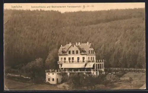AK Iserlohn, Und Waldrestaurant Franzenhohl