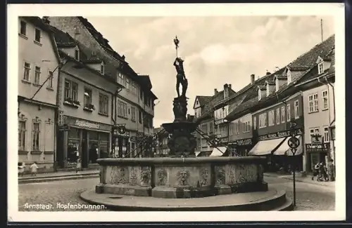 AK Arnstadt, Hopfenbrunnen