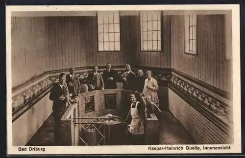 AK Bad Driburg, Kaspar-Heinrich Quelle, Innenansicht