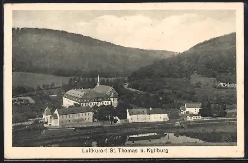 AK St. Thomas b. Kyllburg, Klosteranlage, Talansicht