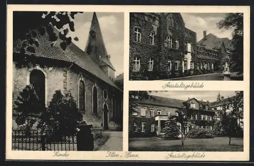 AK Ilten i. Hann., Kirche, Anstaltsgebäude