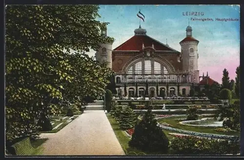 AK Leipzig, Palmengarten, Hauptgebäude