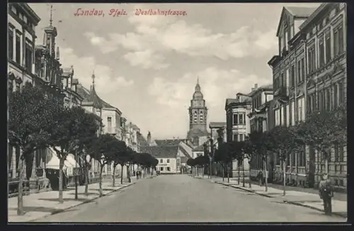 AK Landau /Pfalz, Westbahnstrasse