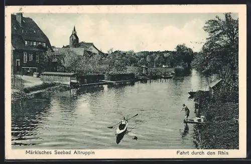 AK Altruppin, Fahrt durch den Rhin, Ortspartie