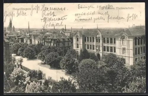 AK Reutlingen, Höhere Töchterschule