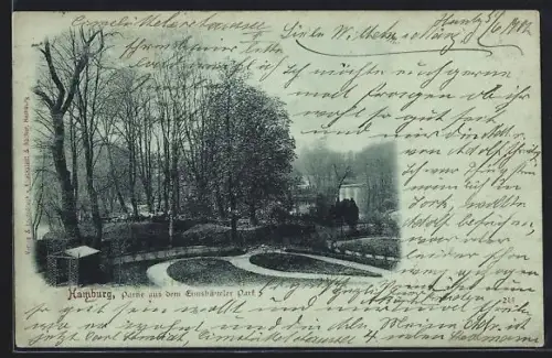 AK Hamburg, Partie aus dem Eimsbütteler Park