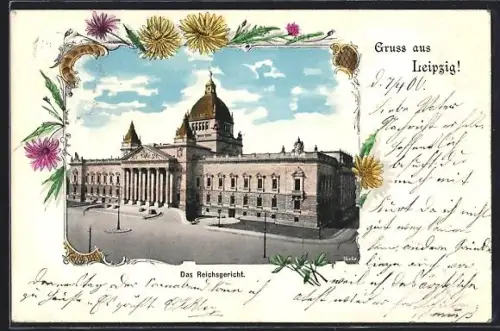 AK Leipzig, Blick zum Reichsgericht