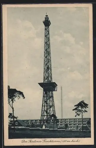 AK Berlin-Charlottenburg, Blick zum Funkturm