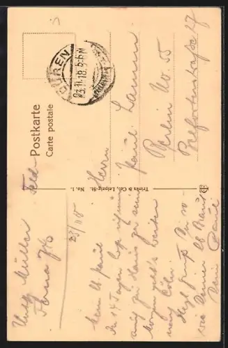 AK Düren, Partie am Wasserturm