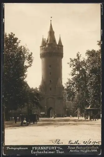 AK Frankfurt a. M., Eschenheimer Thor