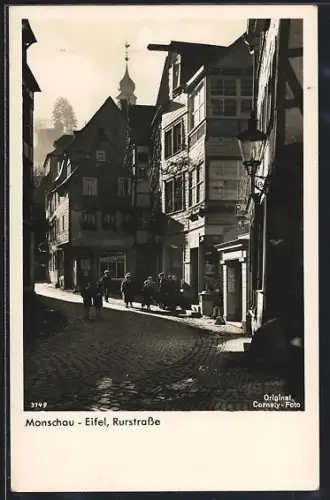 AK Monschau /Eifel, Blick in die Rurstrasse