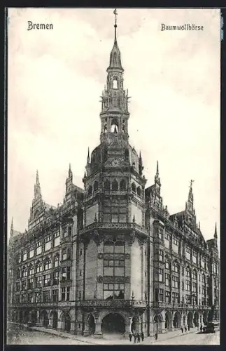AK Bremen, Partie an der Baumwollbörse