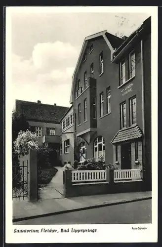 AK Bad Lippspringe, Sanatorium Fletcher