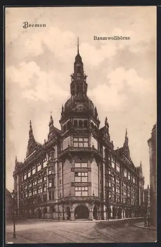 AK Bremen, Blick zur Baumwollbörse