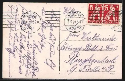 AK München, Bahnhofplatz