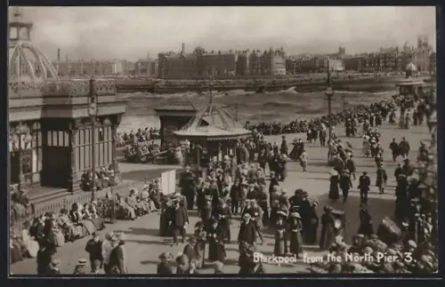 AK Blackpool, View from the North Pier