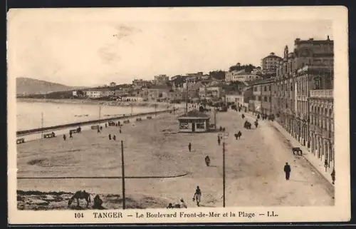 AK Tanger, Le Boulevard Front-de-Mer et la Plage