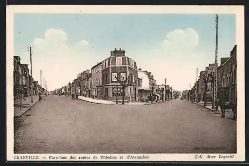 AK Granville, Carrefour des routes de Villedieu et d`Avranches