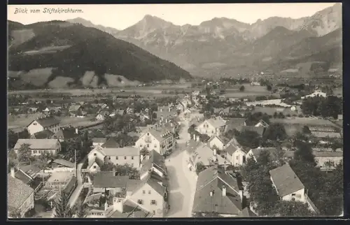 AK Admont /Steiermark, Ortsansicht vom Stiftskirchturm aus