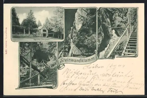 AK Weissenbach a.d. Triesting, Steinwandklamm, Jaga-Sitz-Schutzhaus