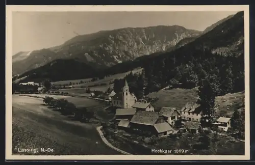 AK Göstling an der Ybbs, Lassing mit Hochkaar und Mandl`s Gasthof