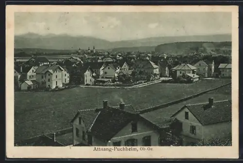 AK Attnang-Puchheim /O.-Ö., Totalansicht aus der Vogelschau