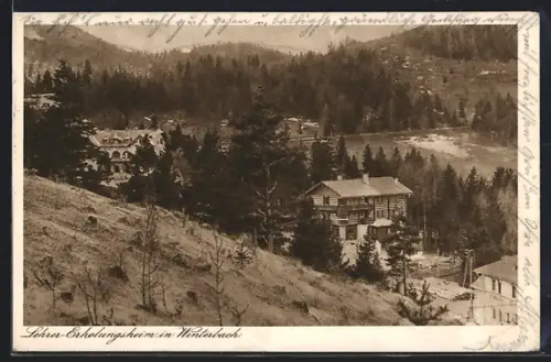 AK St. Anton an der Jessnitz, Winterbach, Lehrer-Erholungsheim mit Umgebung