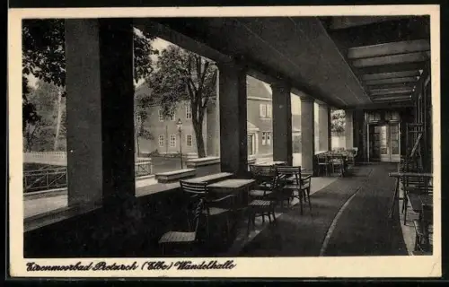 AK Pretzsch /Elbe, Wandelhalle