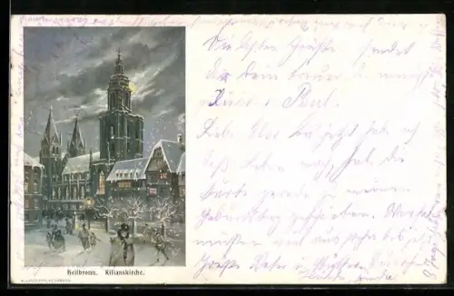 Künstler-AK Heilbronn, Kilianskirche